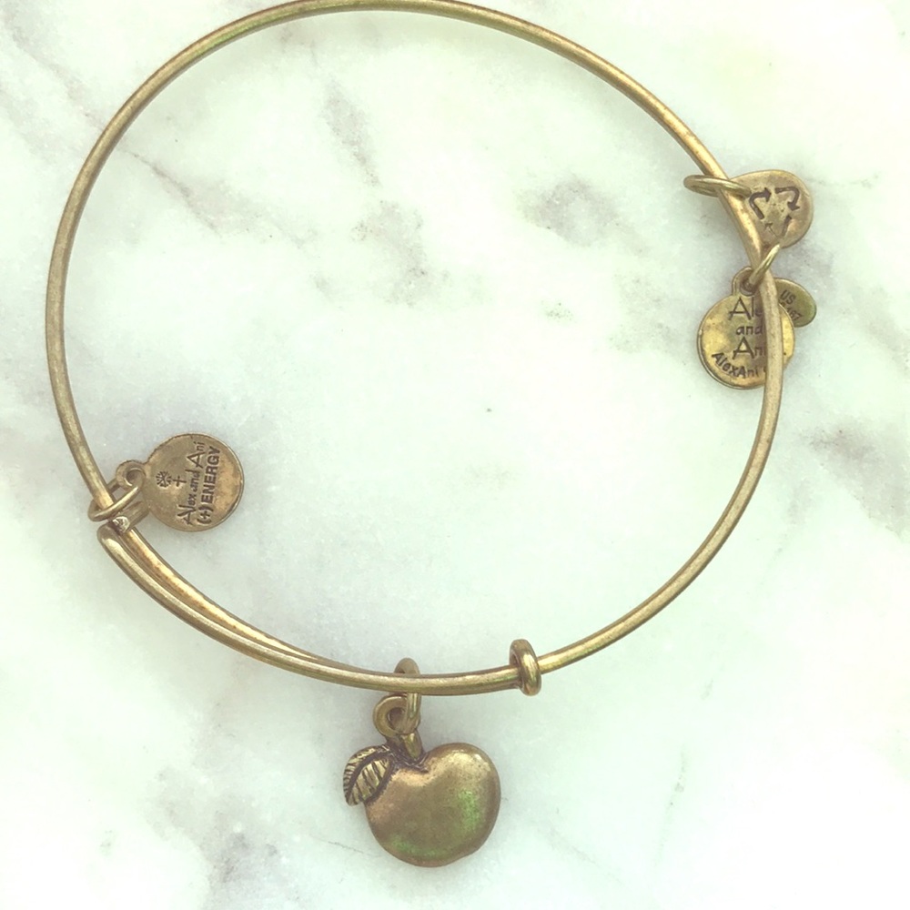 Alex and Ani apple bracelet